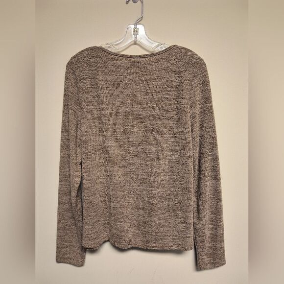 Shein Sexy Curve Taupe Criss Cross Top New - Picture 3 of 10